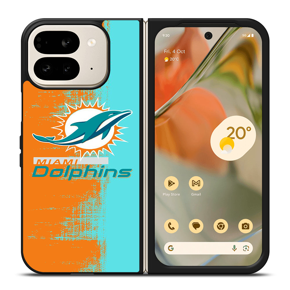 MIAMI DOLPINS NFL LOGO Google Pixel 9 Pro Fold Case Cover