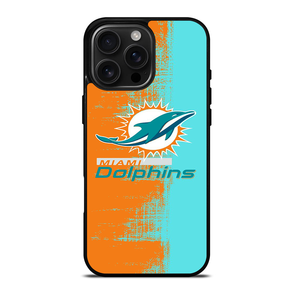 MIAMI DOLPINS NFL LOGO iPhone 16 Pro Max Case Cover