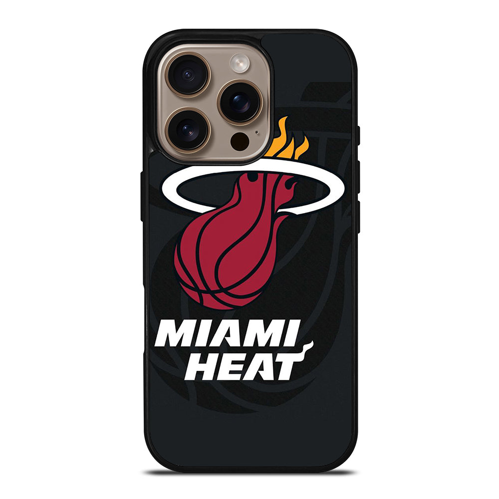 MIAMI HEAT BASKETBALL ICON iPhone 16 Pro Case Cover