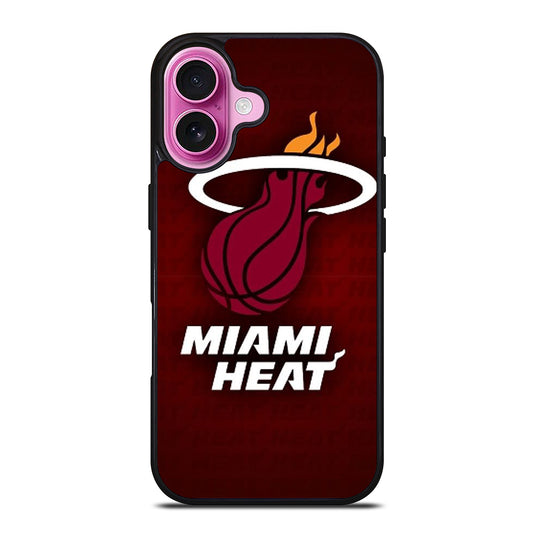 MIAMI HEAT NBA SYMBOL iPhone 16 Plus Case Cover