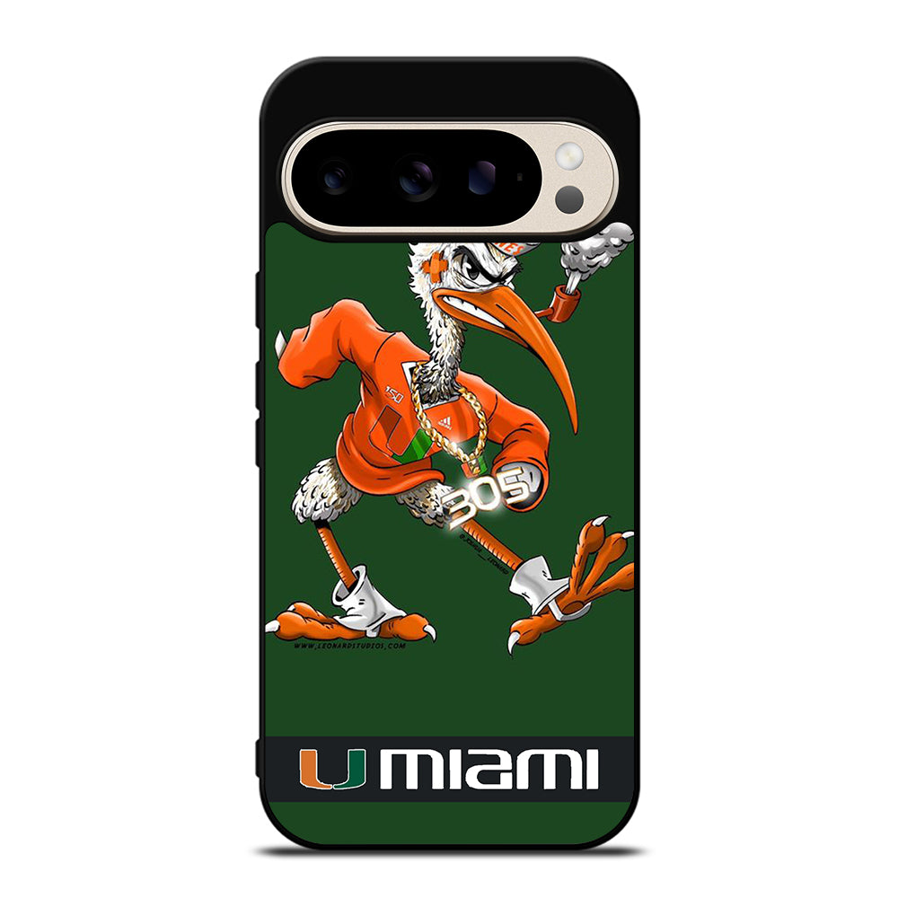 MIAMI HURRICANES MASCOT Google Pixel 9 Pro Case Cover