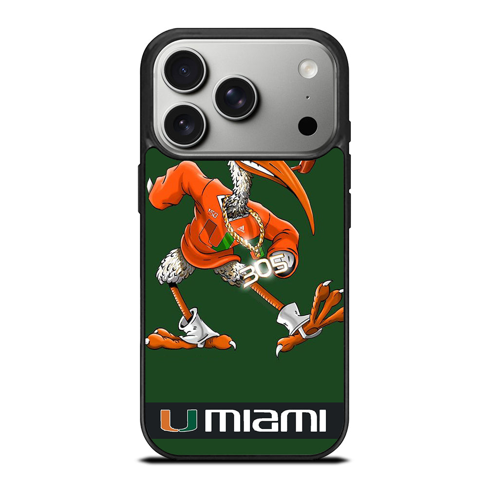 MIAMI HURRICANES MASCOT iPhone 17 Pro Case Cover