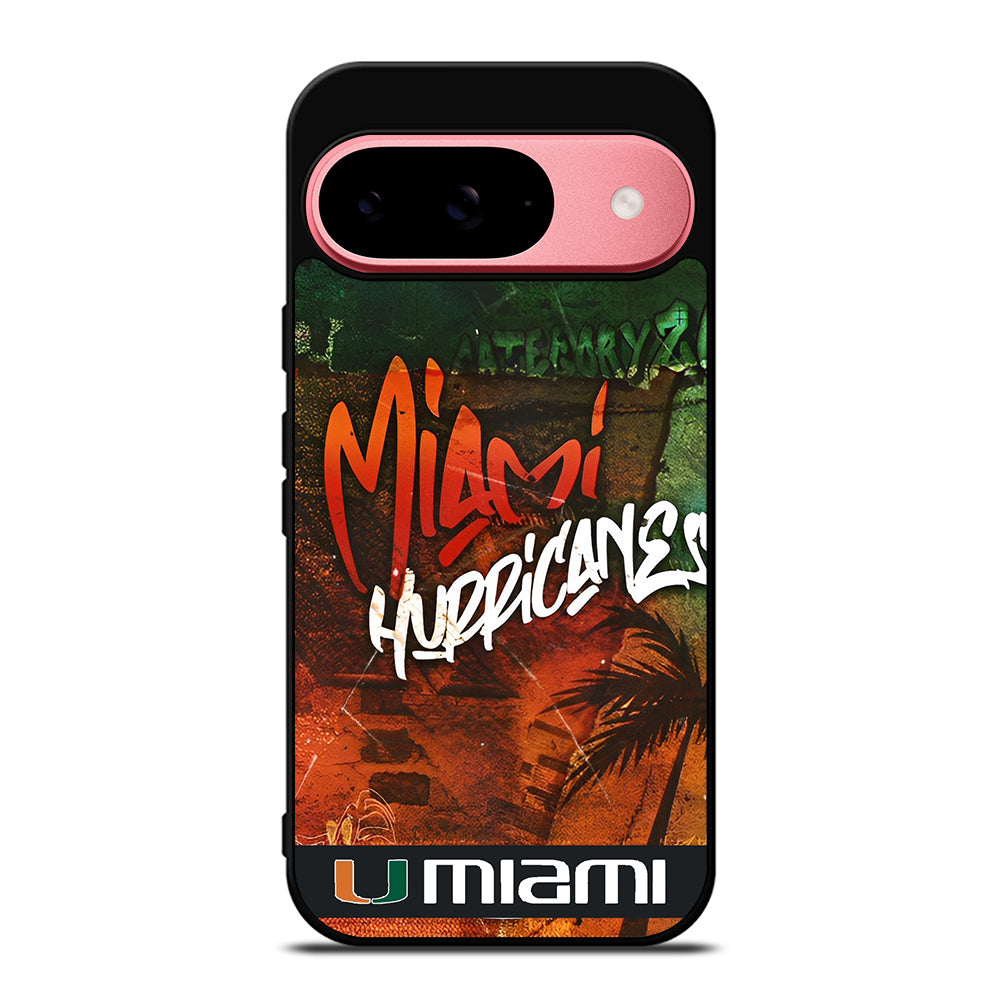 MIAMI HURRICANES Google Pixel 9 Case Cover