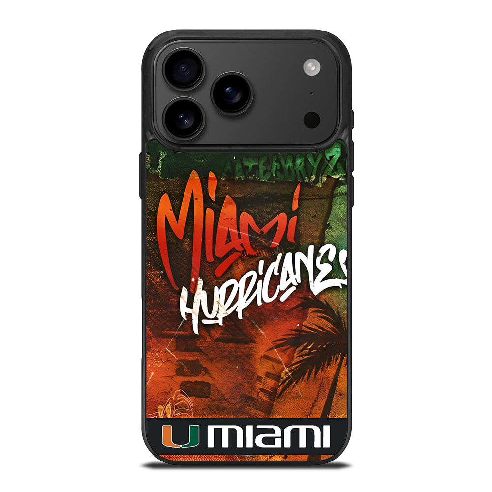 MIAMI HURRICANES iPhone 17 Pro Max Case Cover