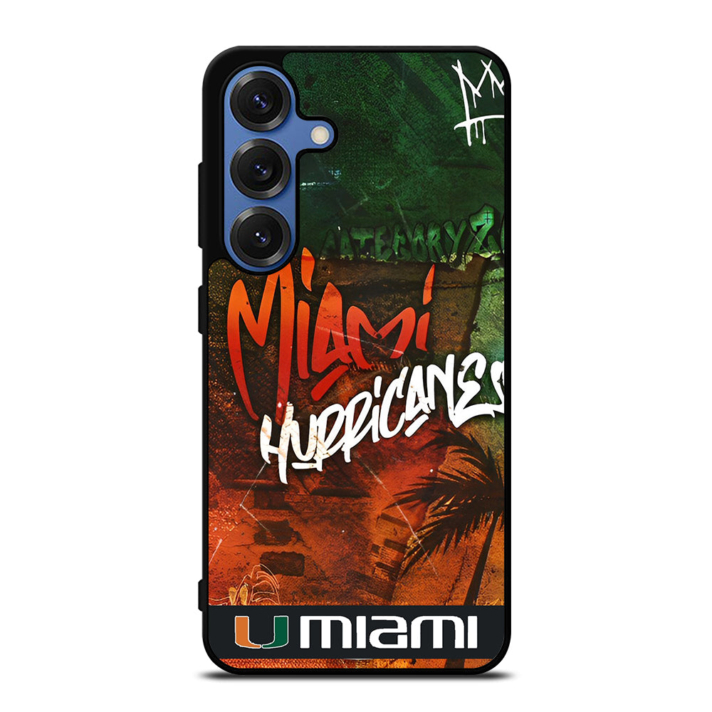 MIAMI HURRICANES Samsung Galaxy S25 Case Cover
