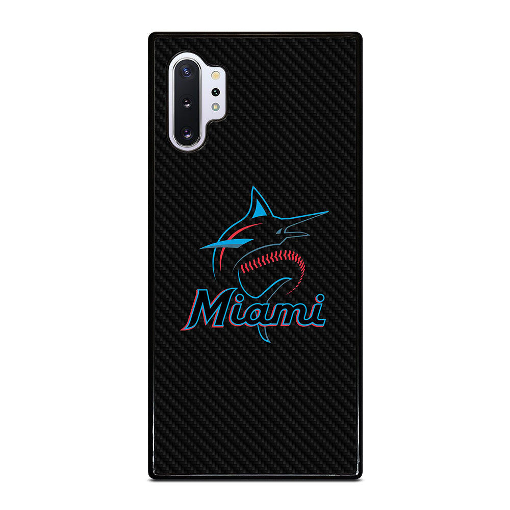 MIAMI MARLINS LOGO CARBON Samsung Galaxy Note 10 Plus Case Cover