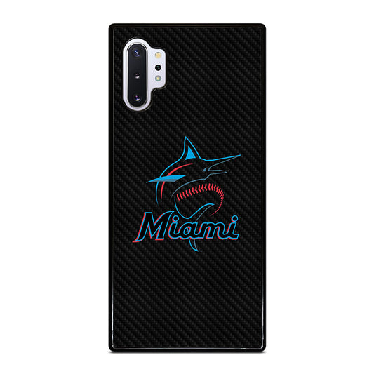 MIAMI MARLINS LOGO CARBON Samsung Galaxy Note 10 Plus Case Cover