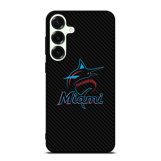 MIAMI MARLINS LOGO CARBON Samsung Galaxy S26 Plus Case Cover