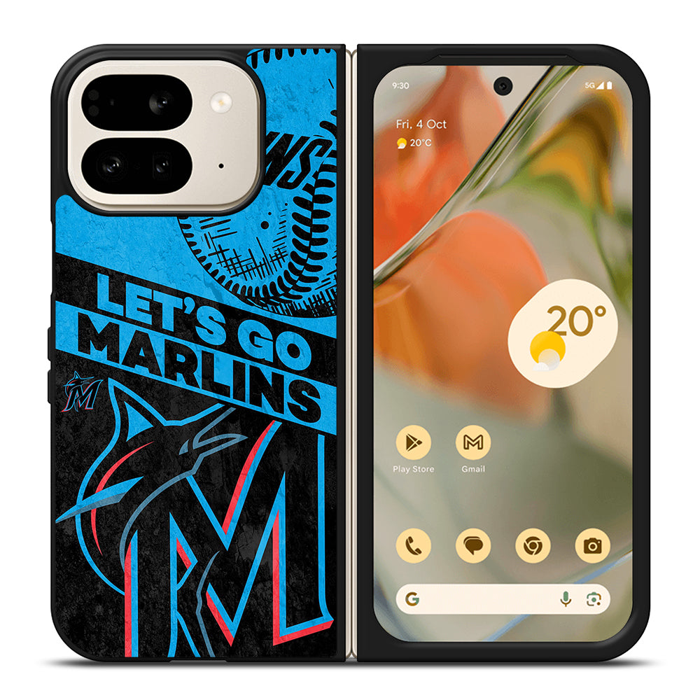 MIAMI MARLINS MLB Google Pixel 9 Pro Fold Case Cover