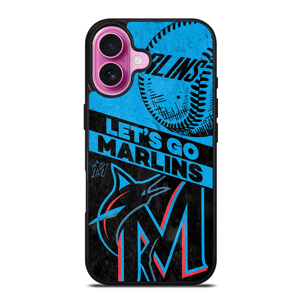 MIAMI MARLINS MLB iPhone 16 Plus Case Cover