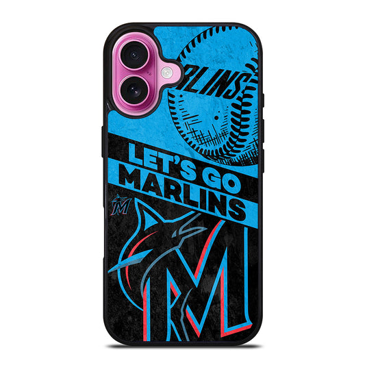 MIAMI MARLINS MLB iPhone 16 Plus Case Cover