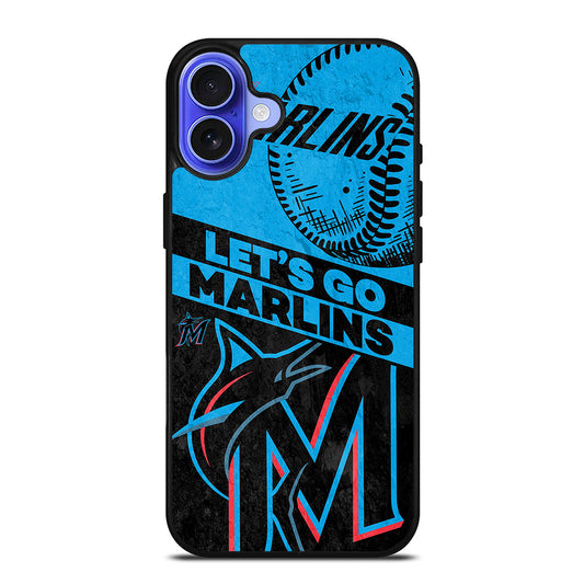 MIAMI MARLINS MLB iPhone 16 Case Cover