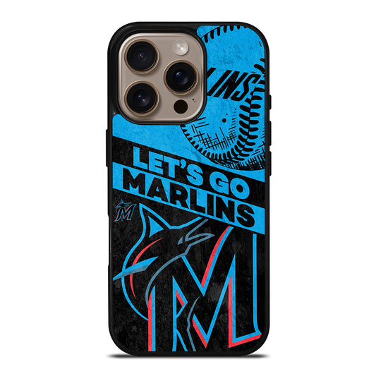 MIAMI MARLINS MLB iPhone 16 Pro Case Cover