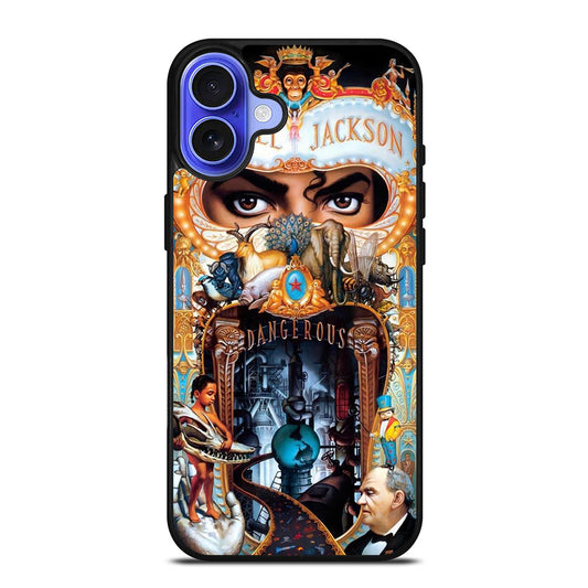 MICHAEL JACKSON ART DANGEROUS iPhone 16 Case Cover