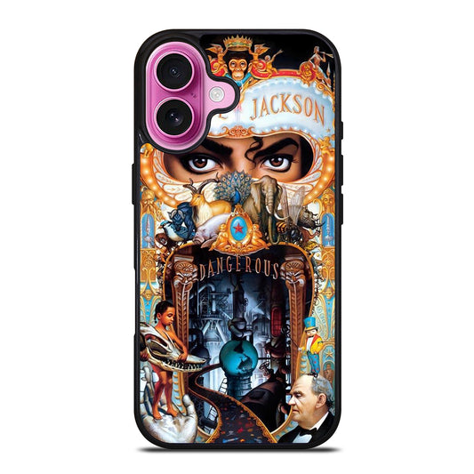 MICHAEL JACKSON ART DANGEROUS iPhone 16 Plus Case Cover
