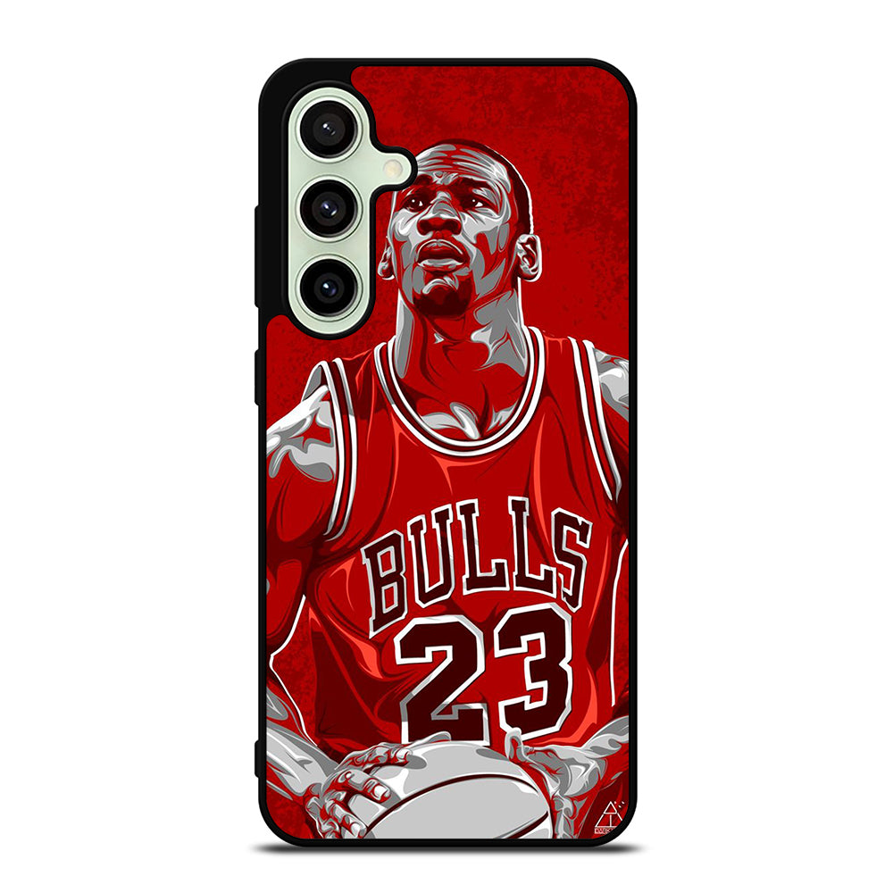 MICHAEL JORDAN ART NBA Samsung Galaxy S24 FE Case Cover
