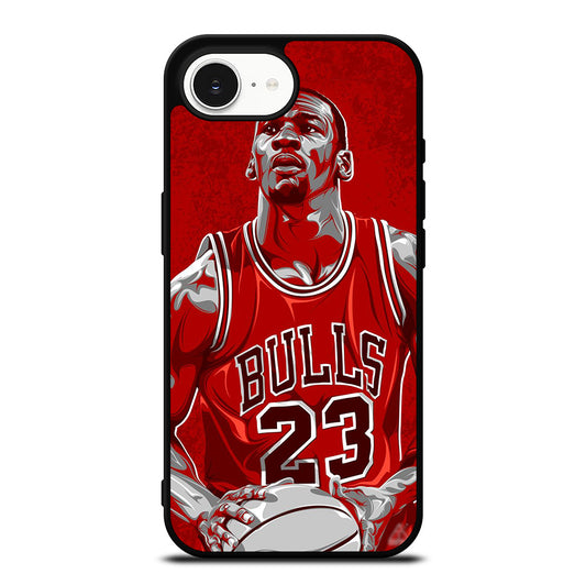 MICHAEL JORDAN ART NBA iPhone 16e Case Cover