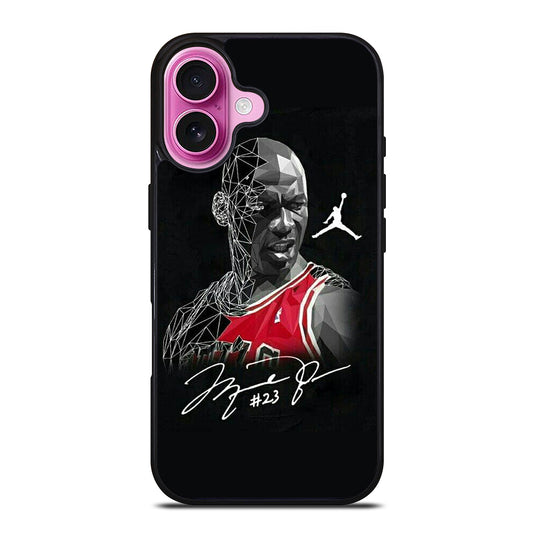 MICHAEL JORDAN ART SIGNATURE iPhone 16 Plus Case Cover