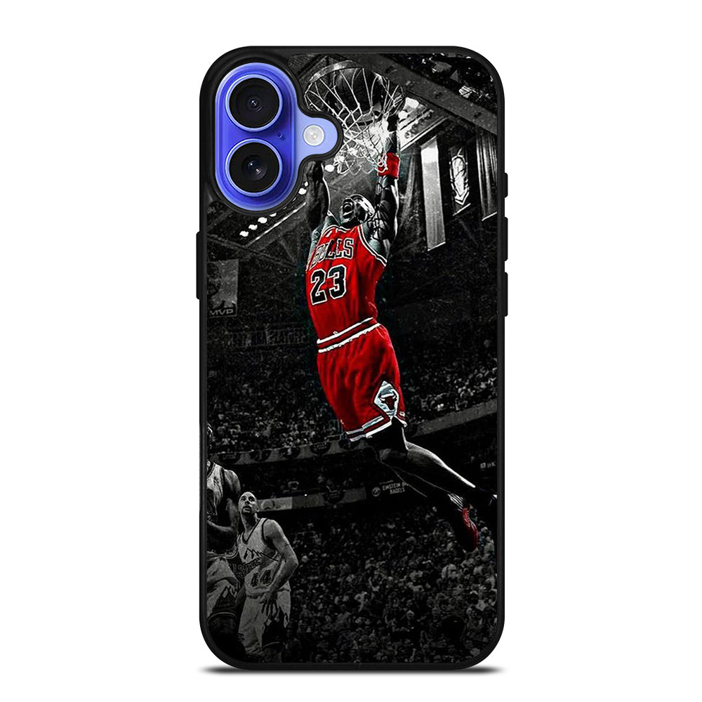 MICHAEL JORDAN SLAM DUNK iPhone 16 Case Cover