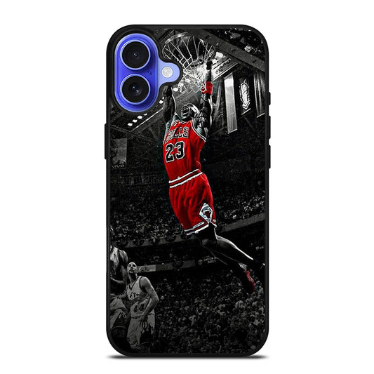 MICHAEL JORDAN SLAM DUNK iPhone 16 Case Cover