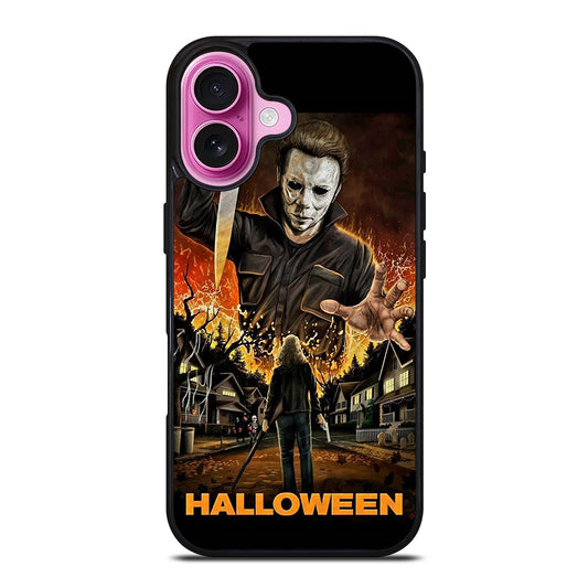MICHAEL MYERS HALLOWEEN ART iPhone 16 Plus Case Cover