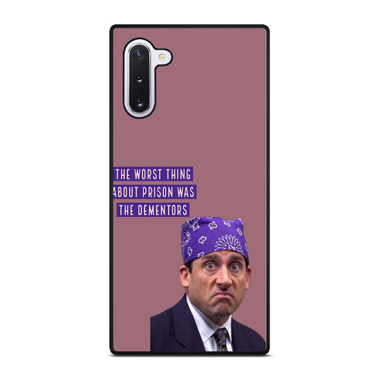 MICHAEL SCOTT THE OFFICE QUOTE Samsung Galaxy Note 10 Case Cover
