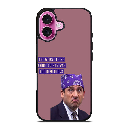 MICHAEL SCOTT THE OFFICE QUOTE iPhone 16 Plus Case Cover