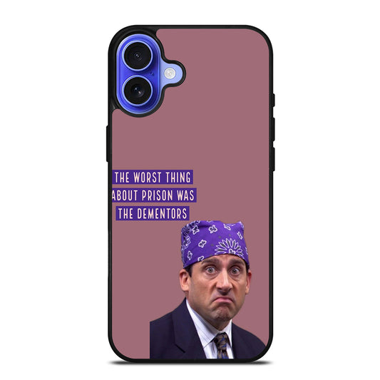 MICHAEL SCOTT THE OFFICE QUOTE iPhone 16 Case Cover