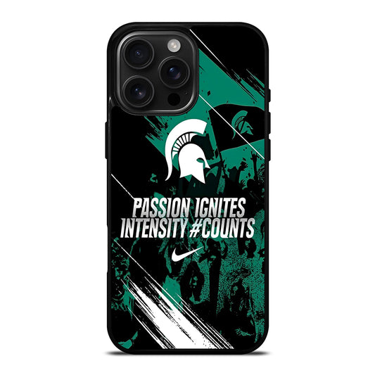 MICHIGAN STATE SPARTANS NFL SYMBOL iPhone 16 Pro Max Case Cover