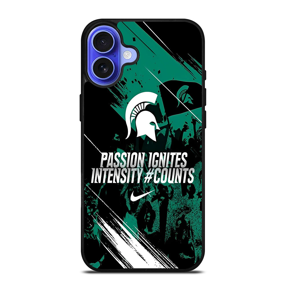 MICHIGAN STATE SPARTANS NFL SYMBOL iPhone 16 Case Cover