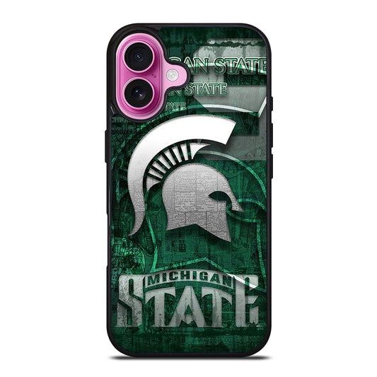 MICHIGAN STATE UNIVERSITY MSU LOGO 1 iPhone 16 Plus Case Cover
