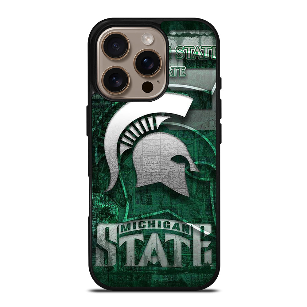 MICHIGAN STATE UNIVERSITY MSU LOGO 1 iPhone 16 Pro Case Cover