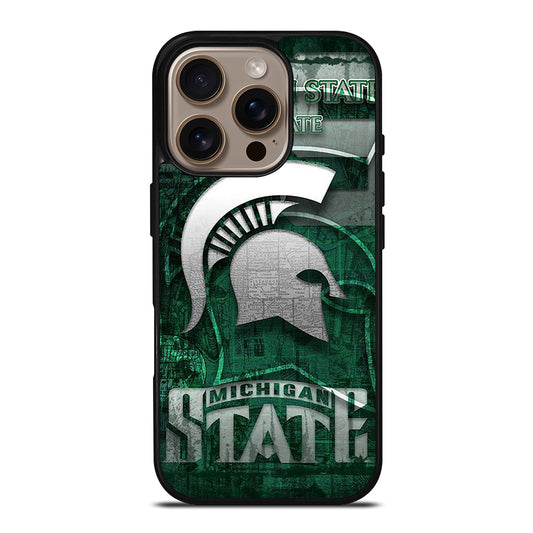 MICHIGAN STATE UNIVERSITY MSU LOGO 1 iPhone 16 Pro Case Cover