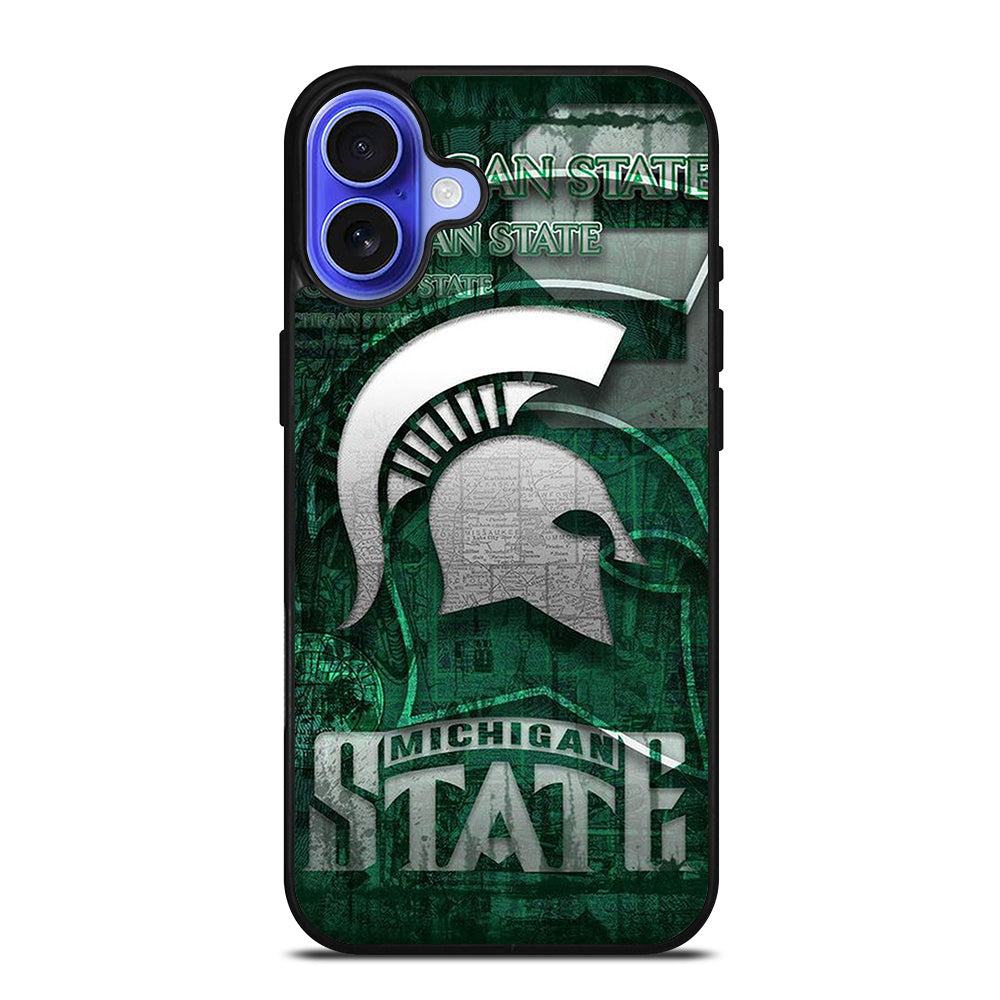 MICHIGAN STATE UNIVERSITY MSU LOGO 1 iPhone 16 Case Cover