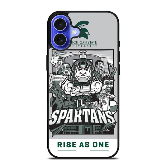MICHIGAN STATE UNIVERSITY MSU LOGO 2 iPhone 16 Case Cover