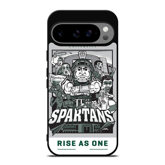 MICHIGAN STATE UNIVERSITY MSU LOGO 2 Google Pixel 9 Pro XL Case Cover