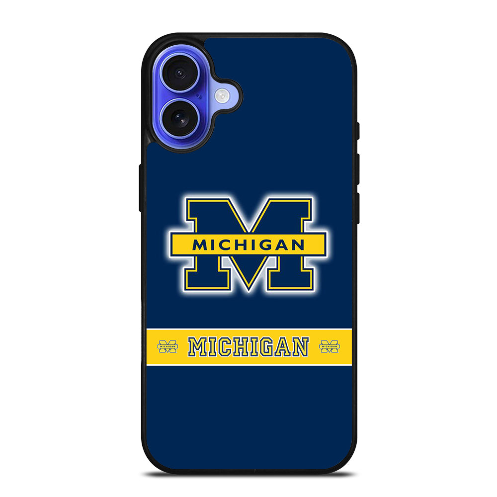 MICHIGAN WOLVERINES LOGO iPhone 16 Case Cover