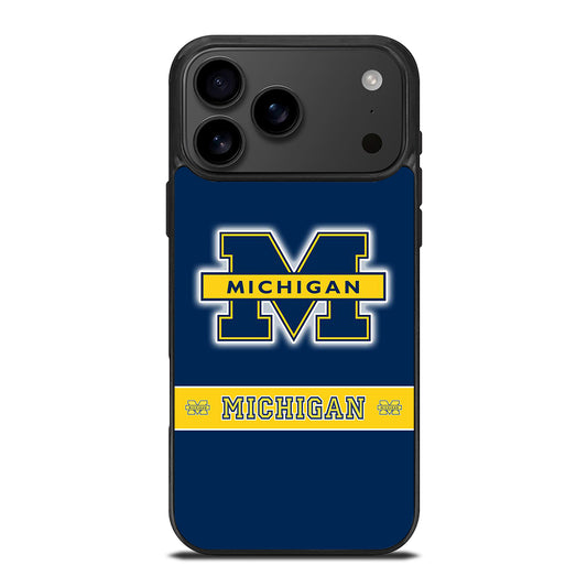 MICHIGAN WOLVERINES LOGO iPhone 17 Pro Max Case Cover