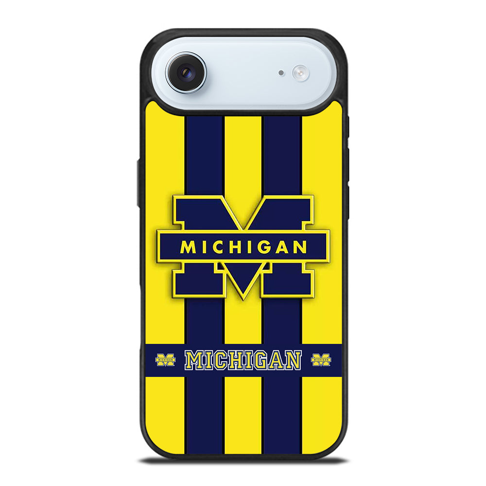 MICHIGAN WOLVERINES STRIPE LOGO iPhone Air Case Cover