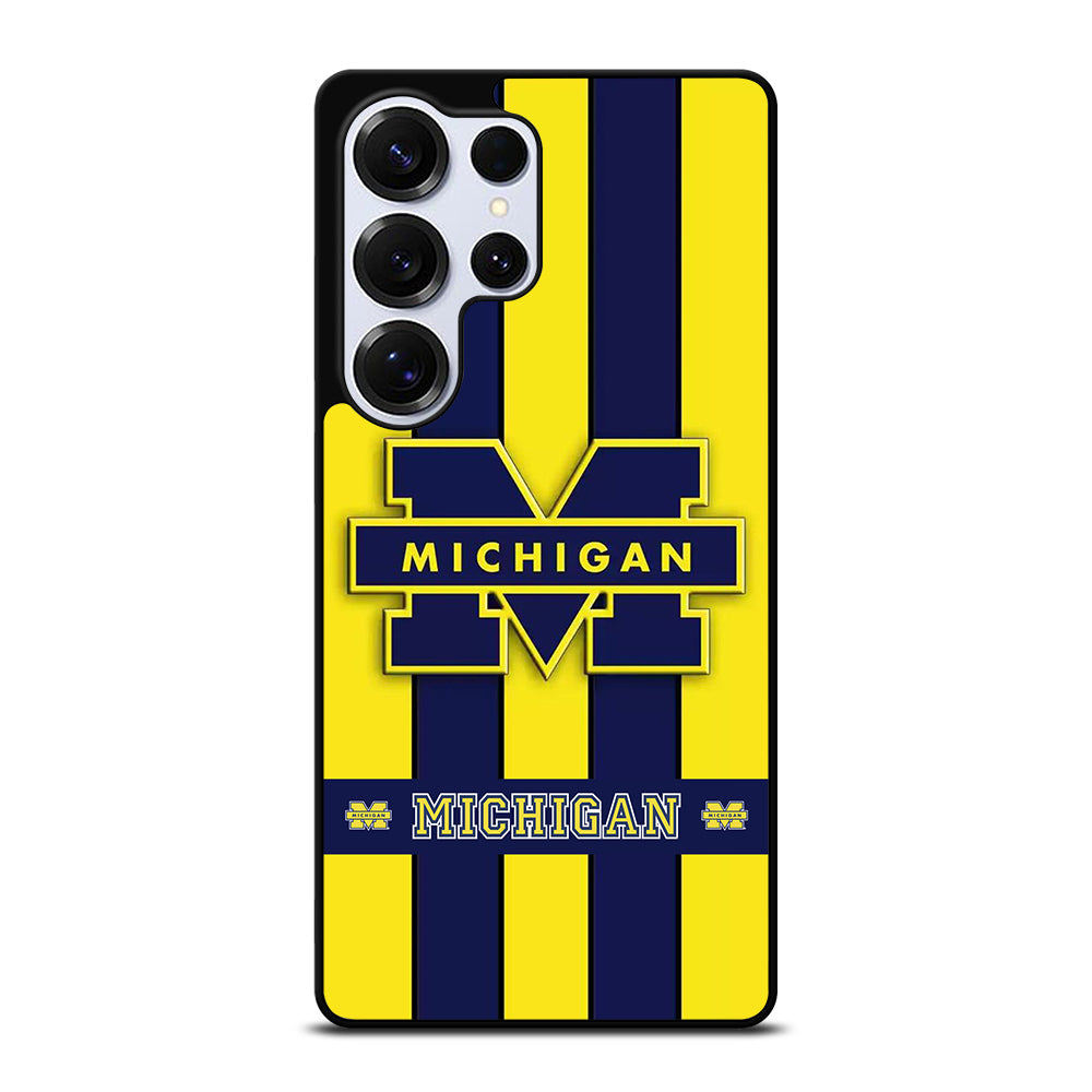 MICHIGAN WOLVERINES STRIPE LOGO Samsung Galaxy S26 Ultra Case Cover