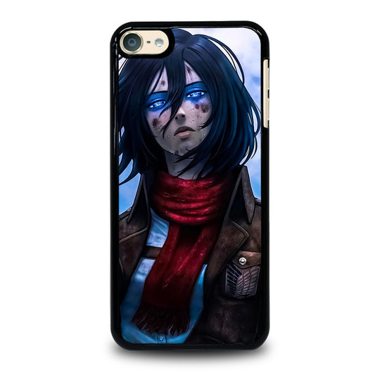 MIKASA ACKERMAN ATTACK ON TITAN ANIME SERIES iPod Touch 6 Case Cover
