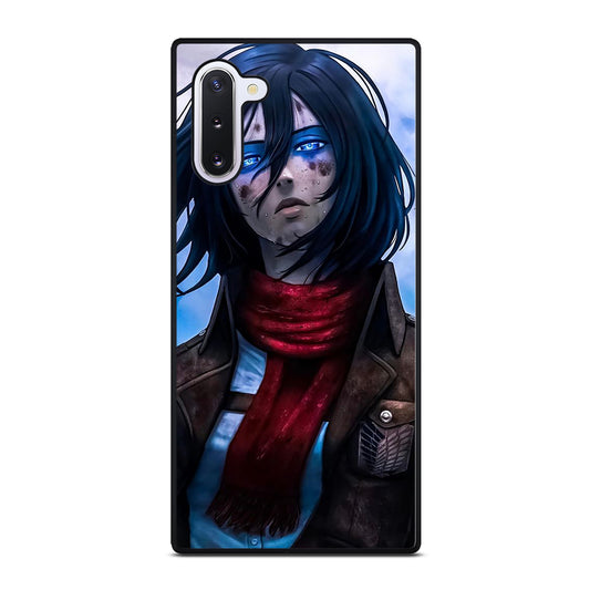 MIKASA ACKERMAN ATTACK ON TITAN ANIME SERIES Samsung Galaxy Note 10 Case Cover
