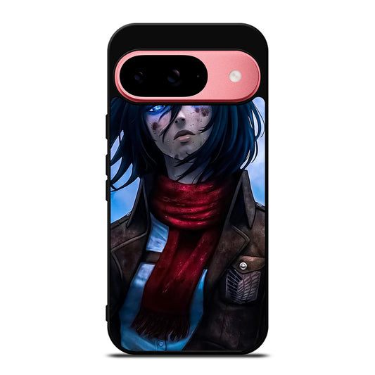 MIKASA ACKERMAN ATTACK ON TITAN ANIME SERIES Google Pixel 9 Case Cover