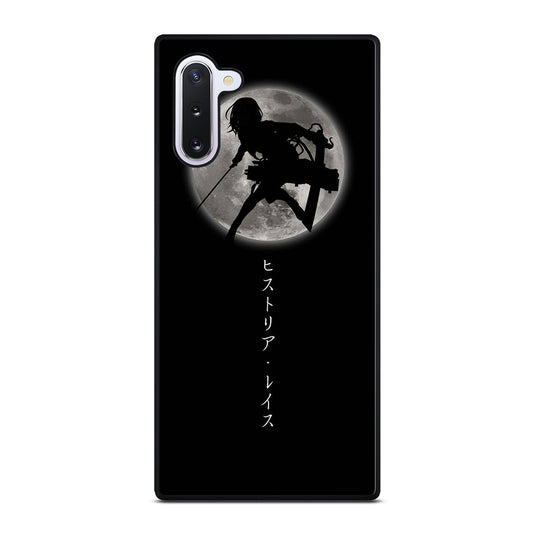 MIKASA ACKERMAN SHADOW ATTACK ON TITAN Samsung Galaxy Note 10 Case Cover