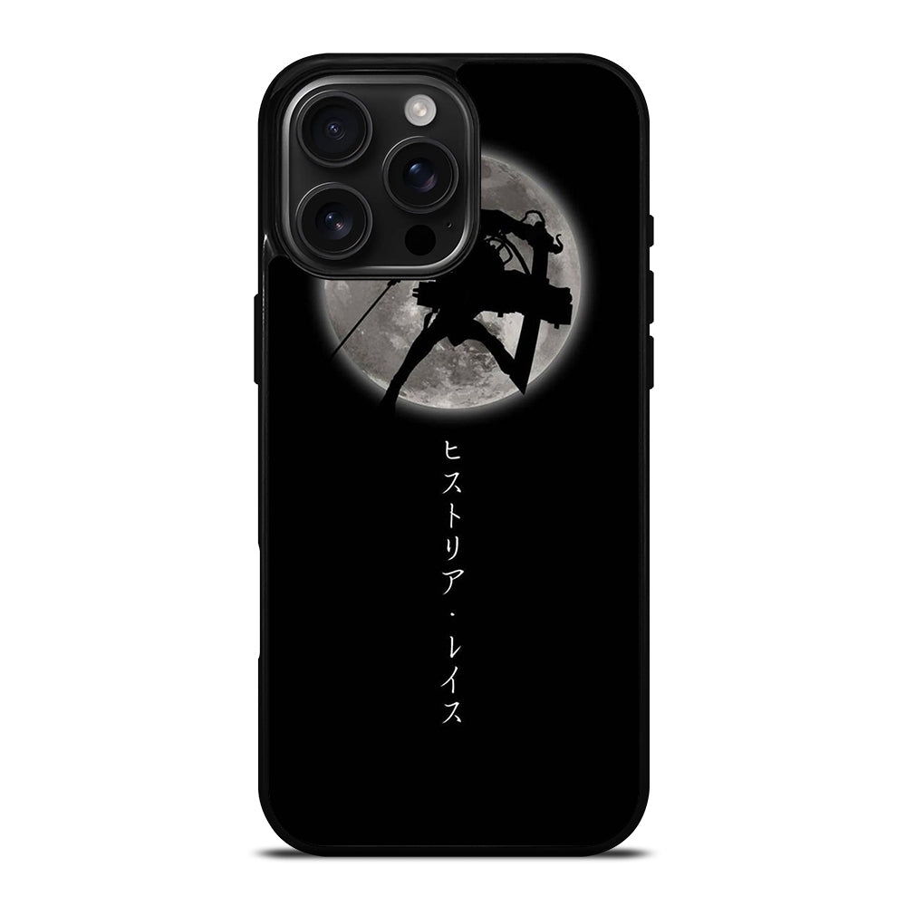 MIKASA ACKERMAN SHADOW ATTACK ON TITAN iPhone 16 Pro Max Case Cover