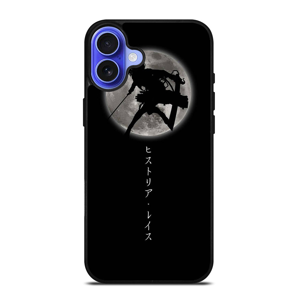 MIKASA ACKERMAN SHADOW ATTACK ON TITAN iPhone 16 Case Cover
