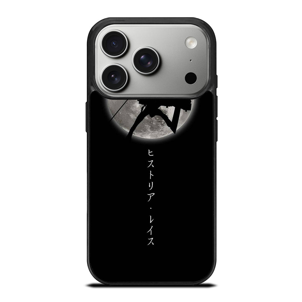 MIKASA ACKERMAN SHADOW ATTACK ON TITAN iPhone 17 Pro Case Cover