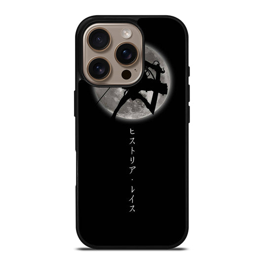 MIKASA ACKERMAN SHADOW ATTACK ON TITAN iPhone 16 Pro Case Cover