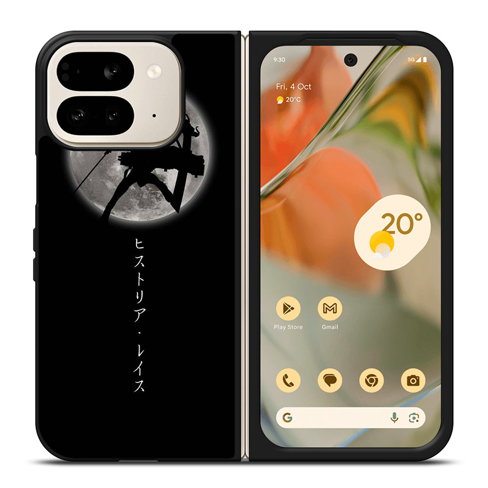 MIKASA ACKERMAN SHADOW ATTACK ON TITAN Google Pixel 9 Pro Fold Case Cover