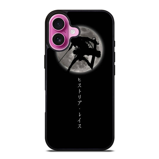 MIKASA ACKERMAN SHADOW ATTACK ON TITAN iPhone 16 Plus Case Cover